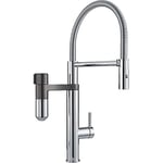 Franke 120.0621.230 Vital Semi-pro - Chrome/Gun Metal Kitchen Sink tap with Fixed spout and Filter System metal-120.0621