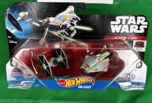 Hot Wheels Star Wars Tie Fighter vs Ghost Playset