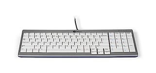 Bakker Elkhuizen BNEU960SCUS Keyboard US QWERTY Ultraboard 960 White/Silver with Cable