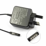 Microsoft Surface Rt / Pro / 2 Tablet Wall Power Adapter Charger Uk Mains