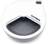 CLOSER PETS Cat Mate C300 Three Meal Automatic Pet Feeder, White