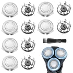 OFFCUP Replacement Shaver Head for Philips, 6pcs SH30/SH50 Shaving Heads, Series 1000, 2000, 3000, 5000, Replacement Blades for Philips with Cleaning Brush Electric Shaver Heads