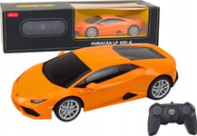 Leantoys Auto R/C Lamborghini Huracan 1:24 Rastar Pomarańczowy