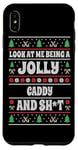 iPhone XS Max Funny Golf Caddy Ugly Christmas Design Xmas Themed Case