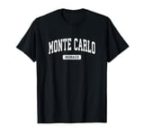 Monte Carlo Monaco Vintage Sports Design T-Shirt