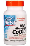 Doctor's Best - High Absorption CoQ10 with BioPerine, 600mg - 60 vcaps