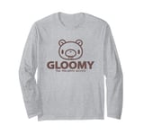 Gloomy Bear Naughty Grizzly Light Brown Face Text Logo Anime Long Sleeve T-Shirt