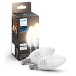 Hue White E14 Kron 2-pack