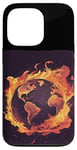 iPhone 13 Pro Cool World in Flames Costume for Boys and Girls Case