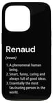 Coque pour iPhone 13 Pro Renaud Définition du nom Dictionnaire amusant