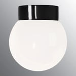 Ifö Electric Vägg-/Taklampa Classic Glob 200 Blank Rak IP44 E27 51765/E27