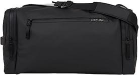 Calvin Klein Homme Sac de Voyage Week-End Rubberized Bagage Cabine, Noir (Ck Black), Taille Unique