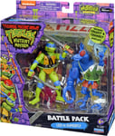 TMNT Mutant Mayhem Good vs Bad - Leonardo vs Superfly