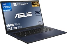 ASUS Ordinateur Portable i7 LED 15,6FHD, PC Portable, processeur Intel i7-1335U 10 Core, 16 Go de RAM, 512 Go M.2 Nvme SSD, wi-FI, 4 USB, BT, Windows 11 Pro, Office Pack 2021, prêt à l'emploi