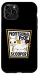 Coque pour iPhone 11 Pro Professional Poop Scooper Chien Wauwau Bouledogue français