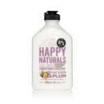 2x Happy Naturals Sleek & Smooth Plant Keratin & Plum Vegan Conditioner 300ml