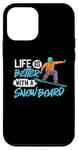 Coque pour iPhone 12 mini Snowboard, sports, équitation, snowboard, compétition