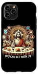 Coque pour iPhone 11 Pro Vous pouvez vous asseoir avec Jésus américain et douze apôtres