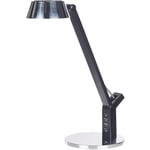 Beliani - Lampe de Bureau Argenté en Acier et Synthétique 40 cm à led et Port usb Chamaeleon