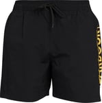 Barbour Men's Barbour International Large Logo Swim Short Black, S