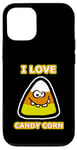 iPhone 12/12 Pro I Love Candy Corn Funny Halloween Costume Trick Or Treating Case