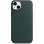 Apple Leather Case with MagSafe, Cell Phone Case (Dark Green, Forest Green, iPhone 14 Plus)