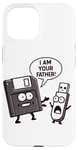 Coque pour iPhone 15 Disquette vers clé USB 90s 00s Ordinateur Drôle Geek Joke