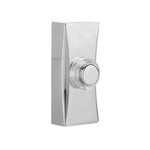 Byron 7960C Surface Wired Bell Push - Polished Chrome