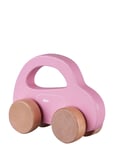 Small Wooden Car - Rose Pink Barbo Toys