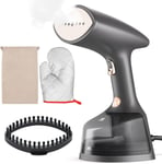 Lithomy Clothes Steamer, 1800W Handheld Steamer Clothing 30S Fast Grey 