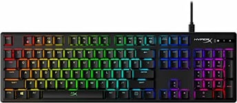 HyperX Alloy Origins – RGB Gaming Mechanical Keyboard, HyperX Red switches (UK layout)