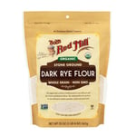 Organic Dark Rye Flour 20 Oz(Case Of 4) By Bobs Red Mill