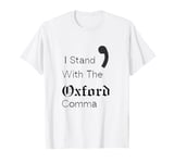 Oxford Comma Funny English Grammar T-Shirt