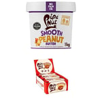 Pip & Nut 1kg Smooth Peanut Butter & 15 Packs of 2 Milk Chocolate Peanut Butter Cups | Natural Nut Butter, No Palm Oil, No Added Sugar, Hi-Oleic Peanuts