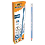 Bic - Evolution Triangle - Triangular Pencils with Integrated Eraser - HB - Box 