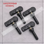 ((4 KPL) 56029398AB) VUODELLE 2011 2012 2013 2014 DODGE JOURNEY TPMS 433MHz RENKAAPAINEET TPMS DODGE RENKAAN ILMANPAINE ANTURI 56029398AB