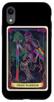 Coque pour iPhone XR Gay Pride Warrior Tarot Carte Squelette Pride Advocate LGBTQ