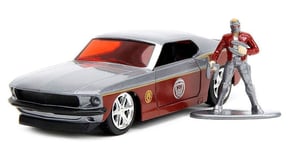 JADA TOYS - FORD Mustang Fastback with Star Lord figurine 1969 THE GUARDIANS ...