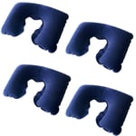 4x Inflatable Neck Pillow Travel Car Plane Cushion Neck Pillow Travel Pillow