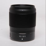 Nikon Used 35mm f/1.8 S Z mount lens