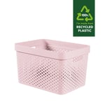 Curver Infinity Large Storage Basket, Pink Pink