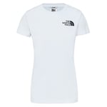 THE NORTH FACE - T-Shirt Half Dome pour Femmes - Manches Courtes - TNF White, XL