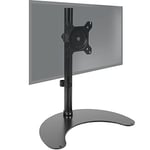 Duronic Monitor Stand DM15D1, Monitor Arm for 13-32” PC LED Screens, Adjustable Tilt Single Monitor Mount, Gaming Monitor Desk Mount with VESA 75 100, Monitor Riser for Work & Home Office Desk