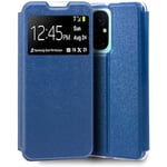 Étui Cool Flip Cover pour Xiaomi Redmi 12C Lisse Bleu