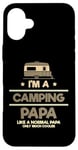 Coque pour iPhone 16 Plus Camping-car glacière Nature Lover Camping Papa Like Normal Papa