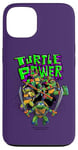 Coque pour iPhone 13 Teenage Mutant Ninja Turtles: Mutant Mayhem Retro Group