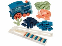 Train domino avec 80 dominos colorés - Playtastic