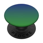Vintage Blue Green Fading Gradient Aesthetic Green Blue PopSockets Grip and Stand for Phones and Tablets