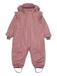 En Fant Baby Snowsuit W. Frills Rosa