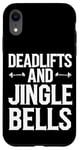 iPhone XR Funny Deadlifts and Jingle Bells Santa Claus Gym Fitness Pun Case